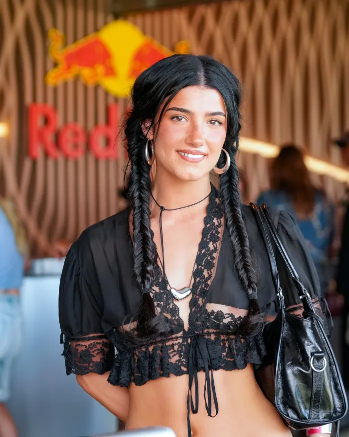 Charli D'Amelio in Coachella Dress